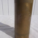 Oriental brass pepper mill