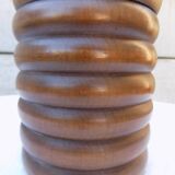 turned wooden box