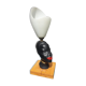 Ceramic lamp bust african woman vintage 1950