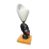 Ceramic lamp bust african woman vintage 1950