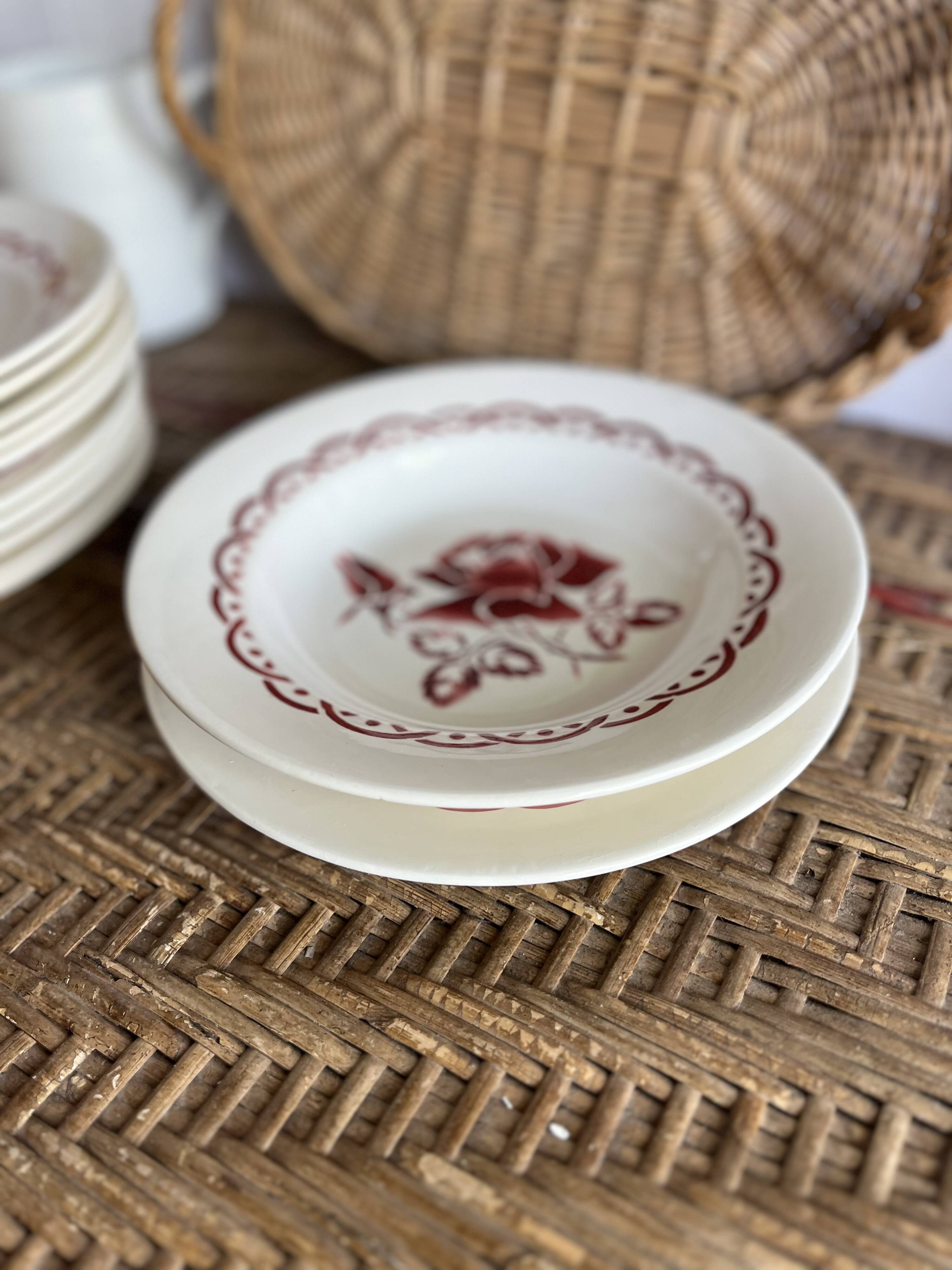 Digoin plates series Michel x12