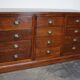Dutch oak apothecary cabinet, 1930s