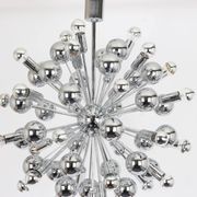 Grand Sputnik chrome chandelier in space style by Cosack, Germany, 1970s.