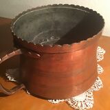 Cache pot en cuivre