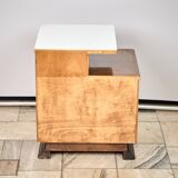 Set of Two Art Déco nightstands, by Jindřich Halabala, 1940s Czechoslovakia