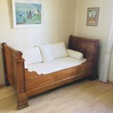 Solid cherry boat bed