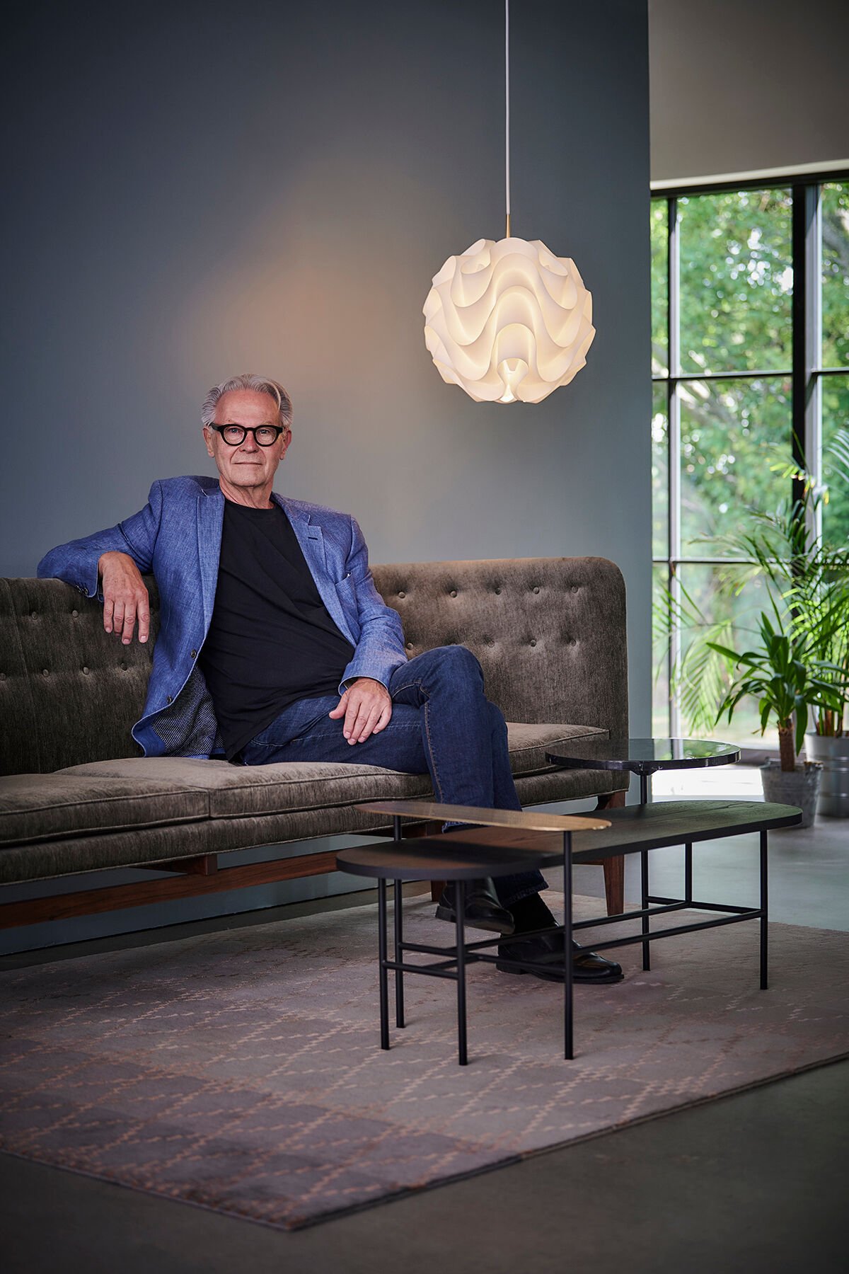 Pendant light P172 by Poul Christiansen for Le Klint, Denmark 1970s