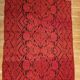 Tapis rouge fait à la main en Roumanie 155x190cm