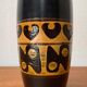 West German pottery vase from the mid-century by WGP of Dümler & Breiden, 1960s.