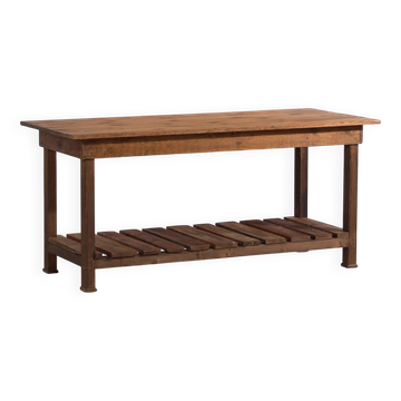 Solid wood kitchen island, c.1920
