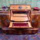 Art decó vintage Brocante burr walnut cocktail bar sideboard