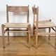Set of 2 Hans J. Wegner CH36 dining chairs for Carl Hansen & Søn in solid oak
