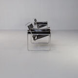 Paire de fauteuils "wassily" B3 de Marcel Breuer pour Gavina