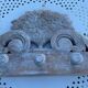 Raw carved wood coat rack