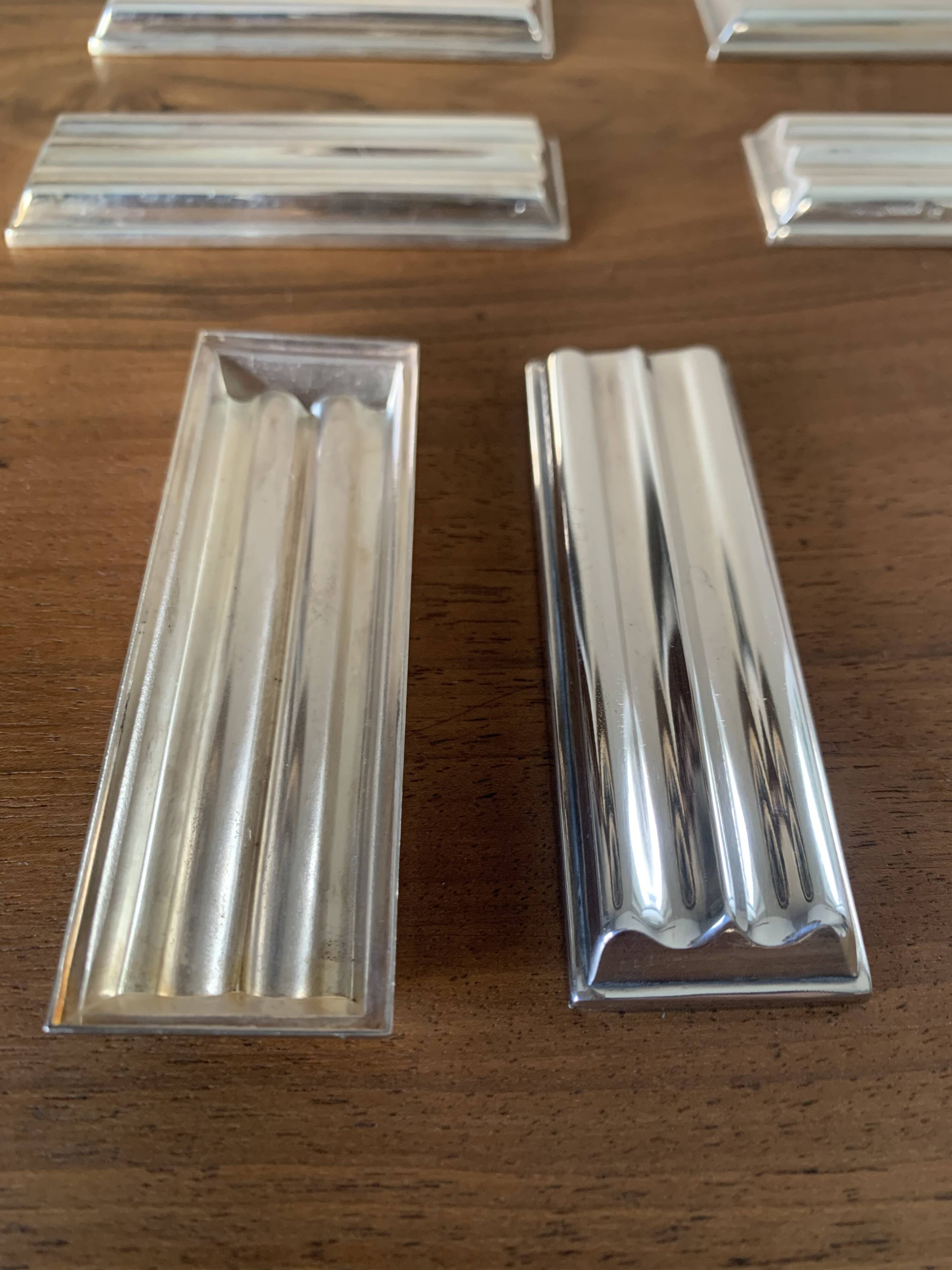 6 silver-plated knife rests Christofle