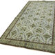 Handmade contemporary anatolian 1970s 163 cm x 306 cm green carpet
