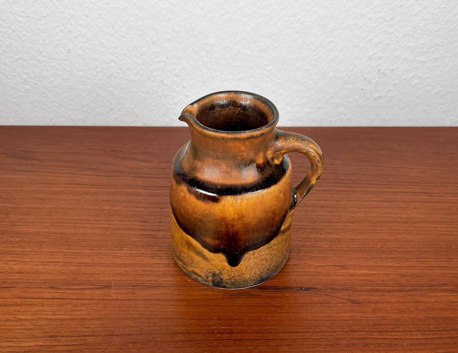 Studio Carafe Vase in German Ceramic from the Mid-Century by Otto Wichmann, 1960s