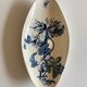 Dish raviots in Gien earthenware 19th decoration Summer blue black