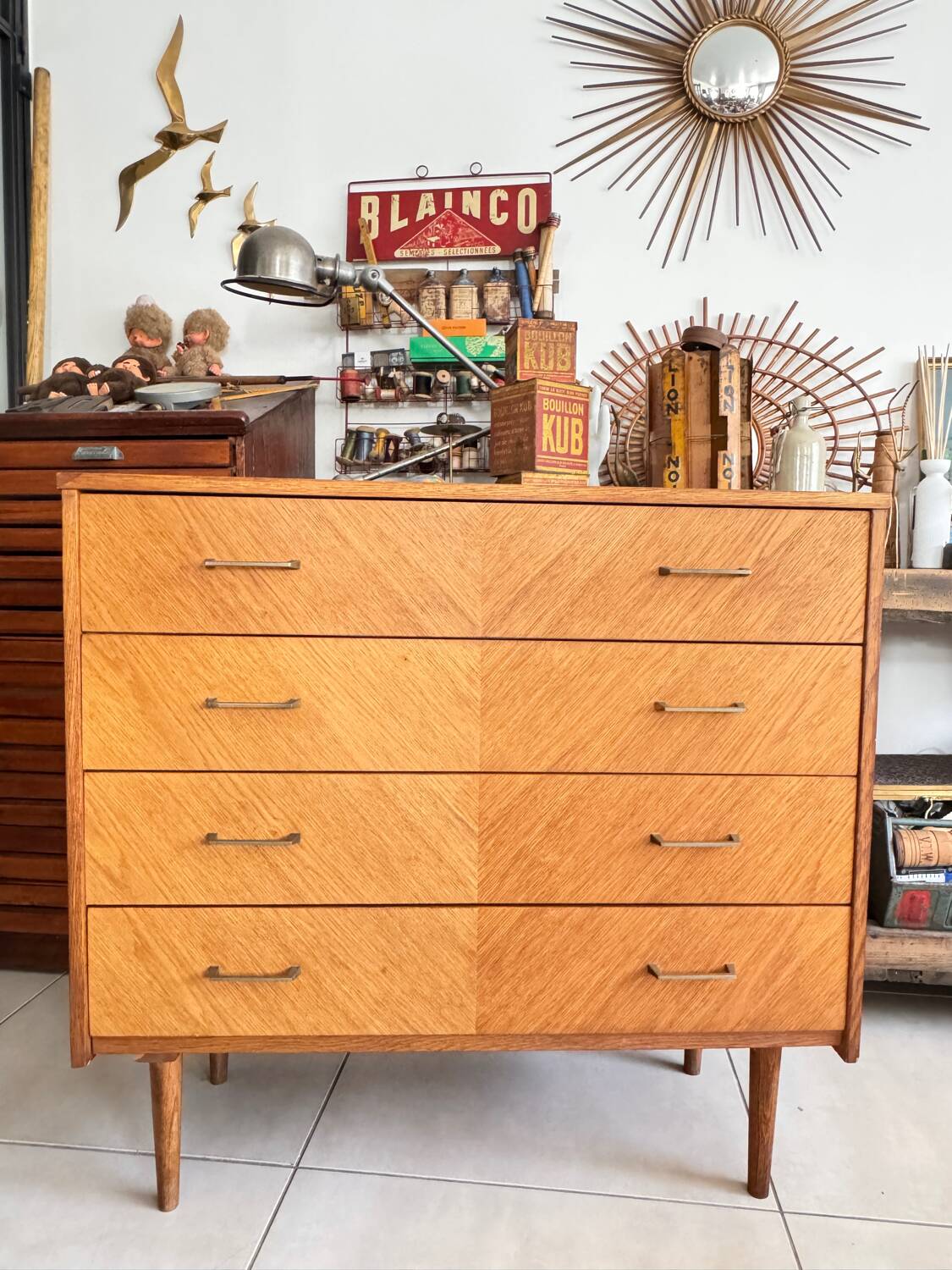 Old vintage chest of drawers