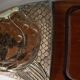 Vintage wooden presentation platter, fish platter.