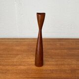 Mid-Century Danish Teak Tulip Candle Holder, 1960s