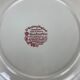 10 red ironstone plates Royal Tudor model 17th century England