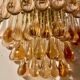 Venini wall light drops Murano glass, Italy 1980