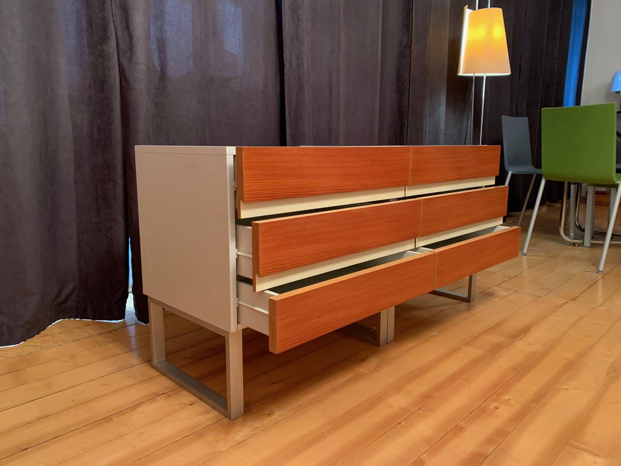 Set of two Interlübke chests of drawers, Germany, 1970s.