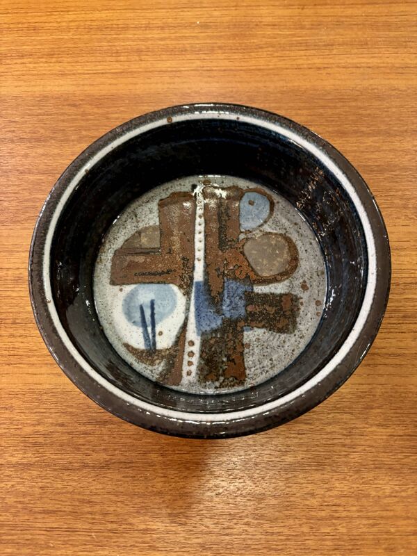 Bol / Plat Céramique d'art - Drejargruppen, Rörstrand, Suède, 1976