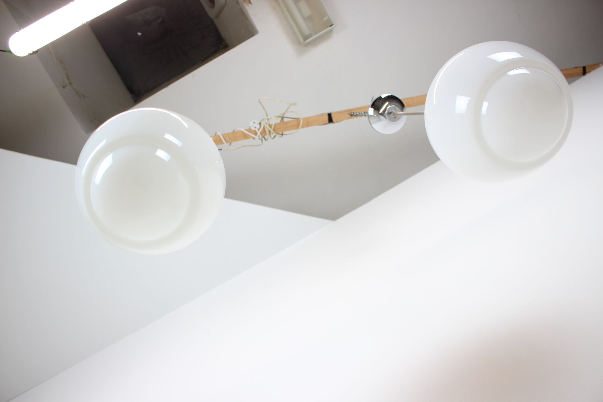 Mid-century pendants, czechoslovakia, 1960s