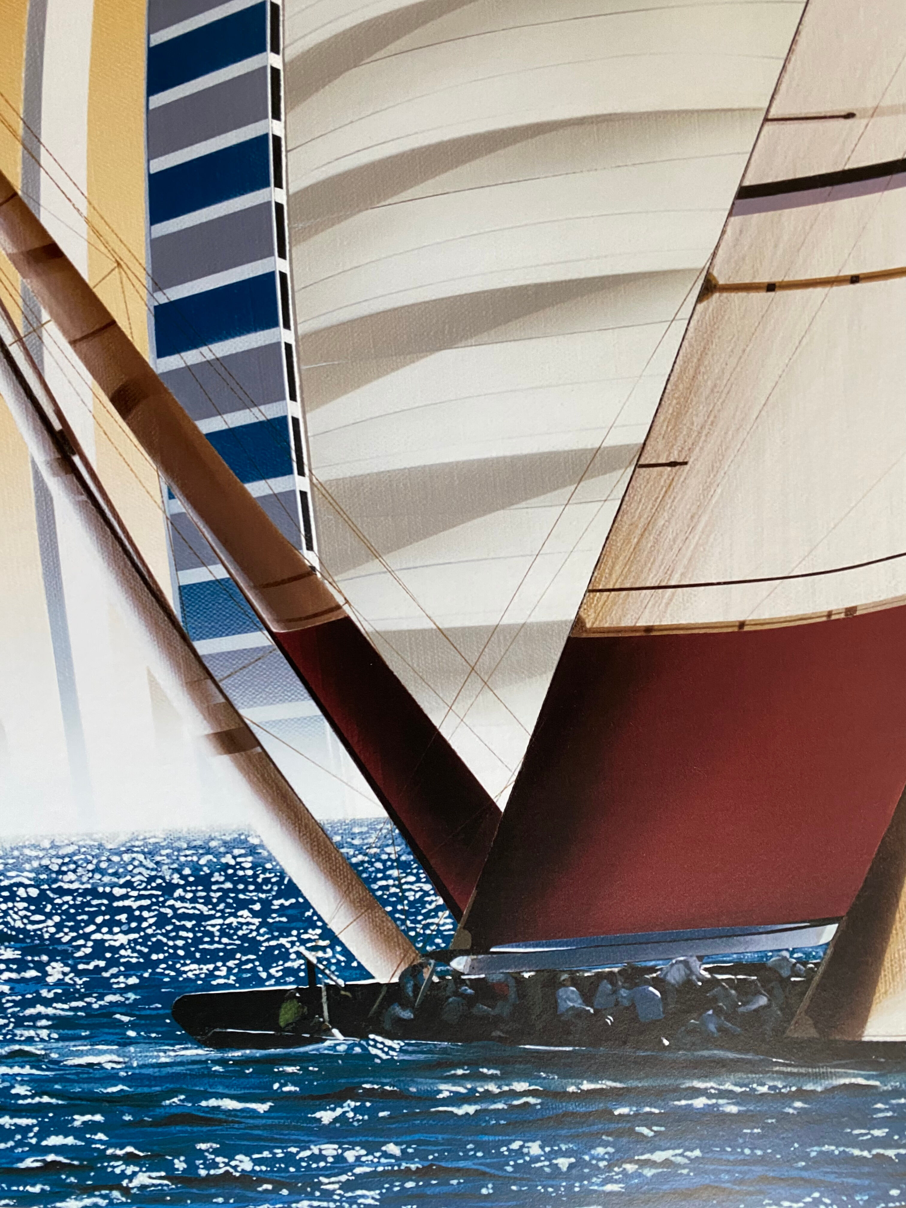 Poster Razzia - Louis Vuitton Trophy - Dubai Signed by the artist - Large Format - On linen