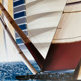 Poster Razzia - Louis Vuitton Trophy - Dubai Signed by the artist - Large Format - On linen