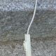 Speckled glass egg lamp by Vianne from the 1980s.