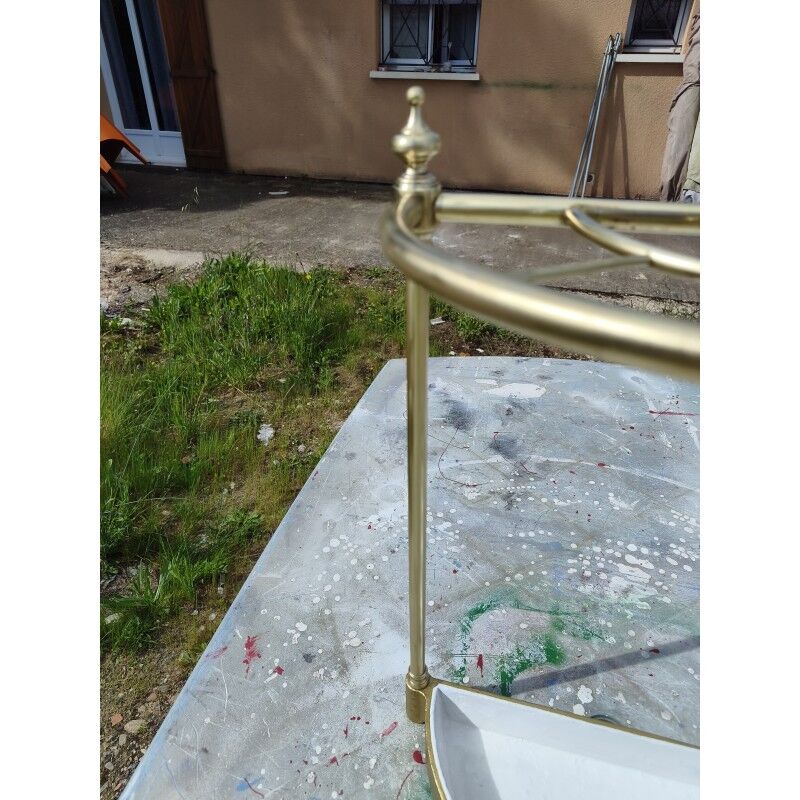 Umbrella stand 1900 brass, cast iron and steel