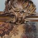 Old French fireplace mirror with beautiful ornament