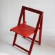 Vintage wooden folding chairs 1960s