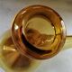Vintage yellow smoked Catalan carafe