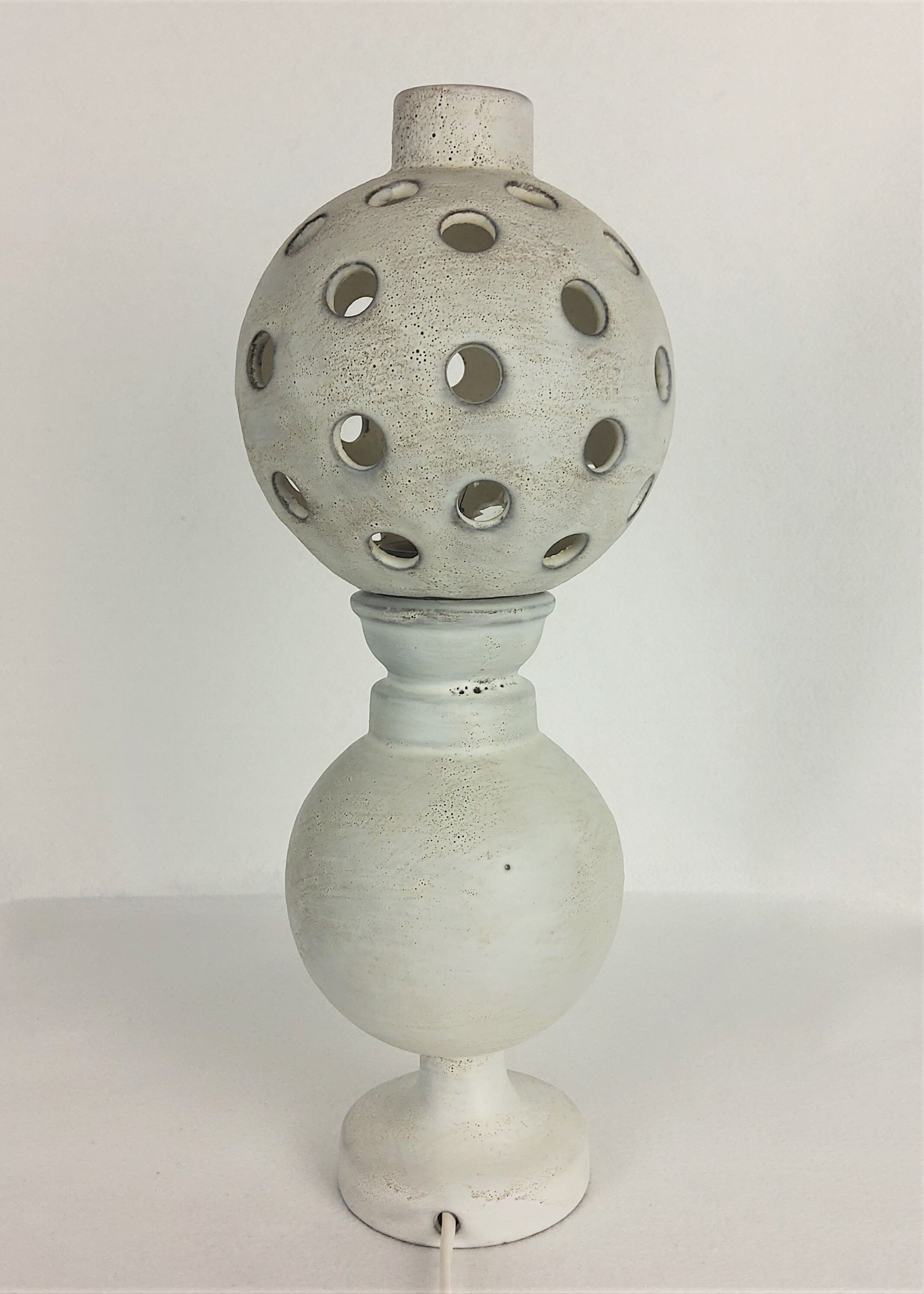 Henri Cimal Vallauris ceramic lamp, 1960