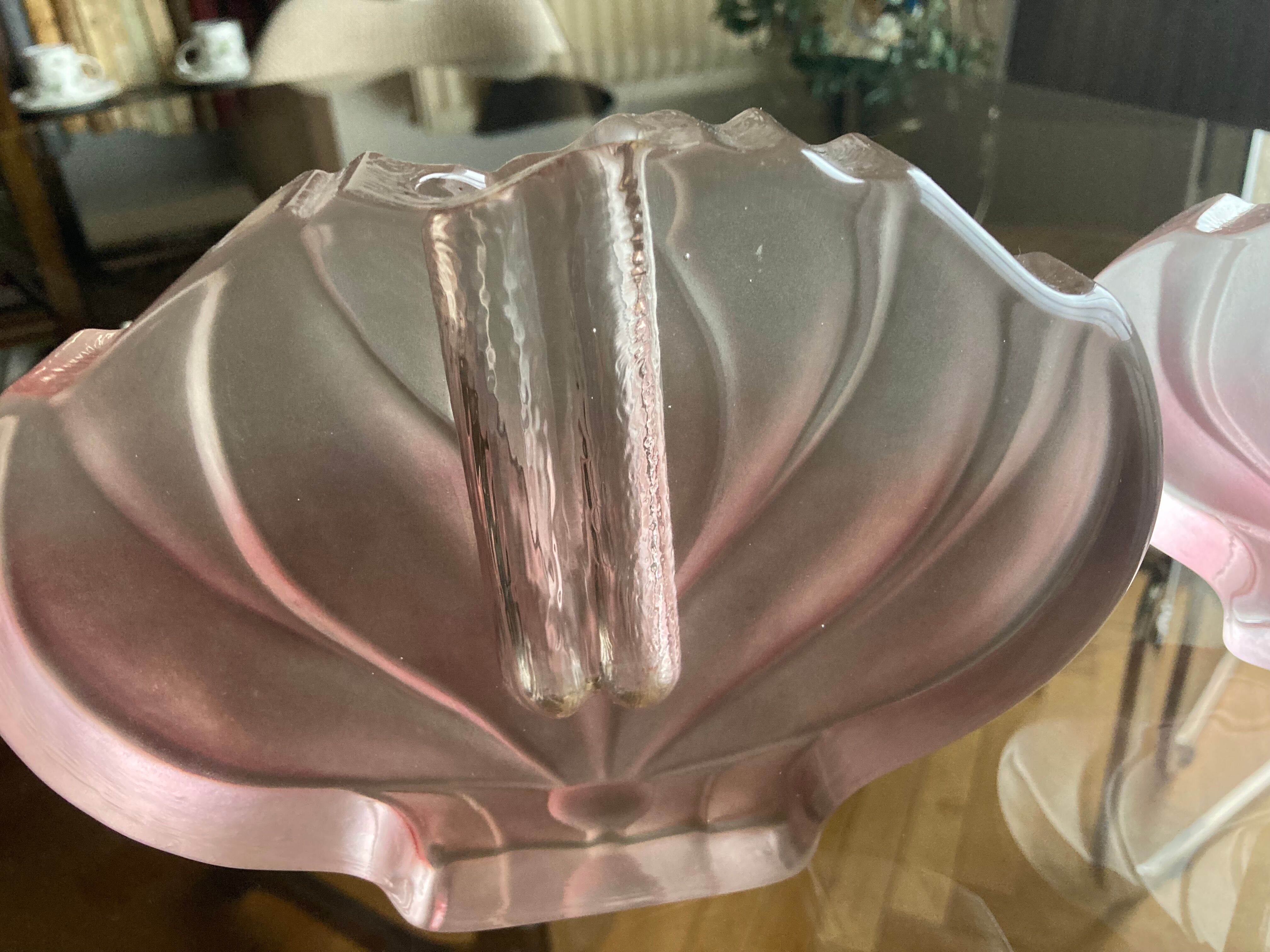 2 vases Walther glass