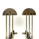 Diamant Art Studio Pair of Bauhaus cubist shaped Lamps. Marked 'New York 1938' & Numbered