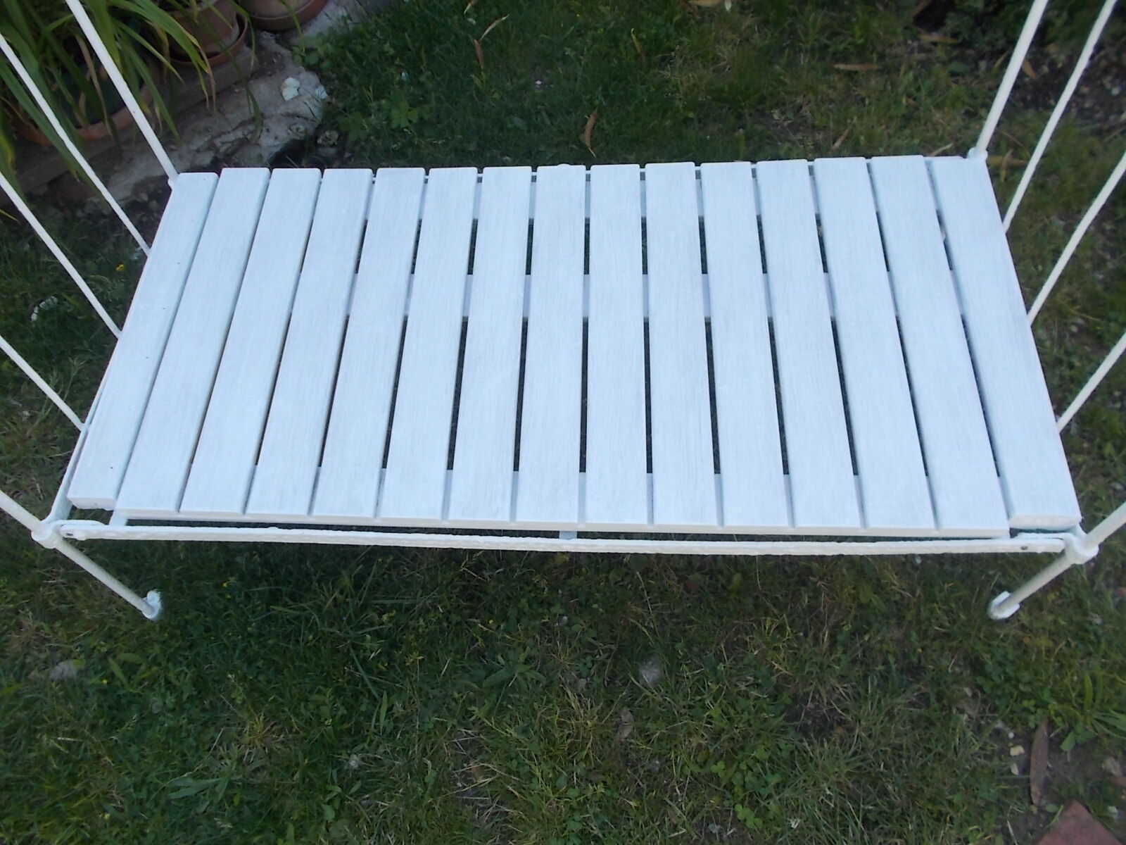 Banquette fer forgé