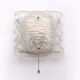 Wall lamp of frosted glass, 1960 Germany