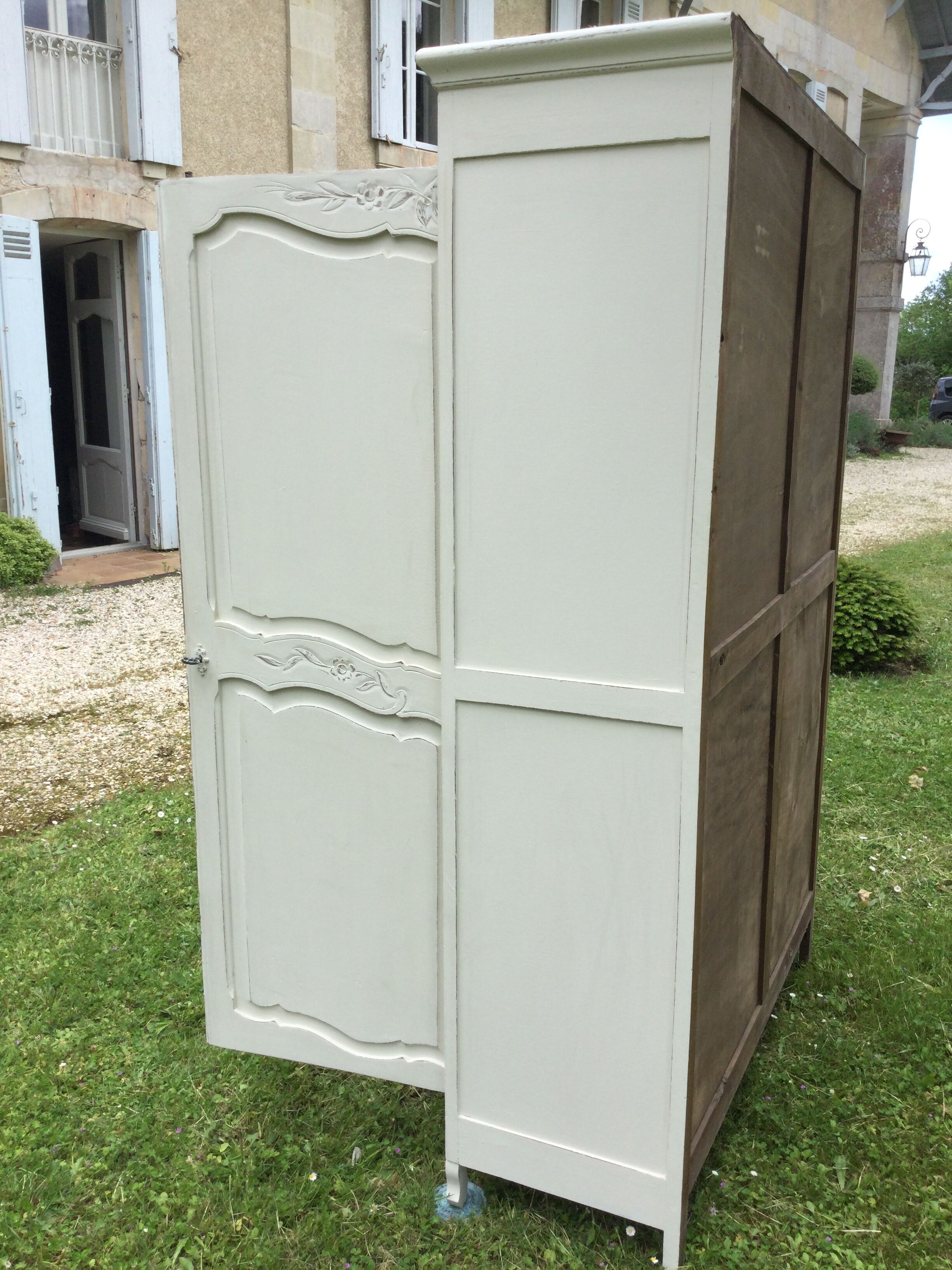 Old patinated cabinet
