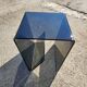 Table basse porte livres en verre 1970