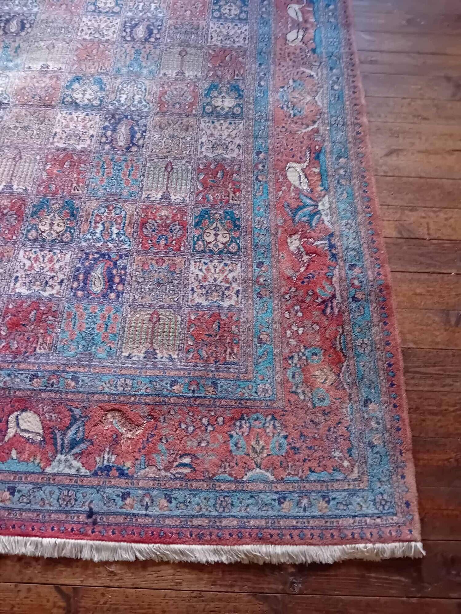 Handmade Moud XXL Persian rug 353x249cm