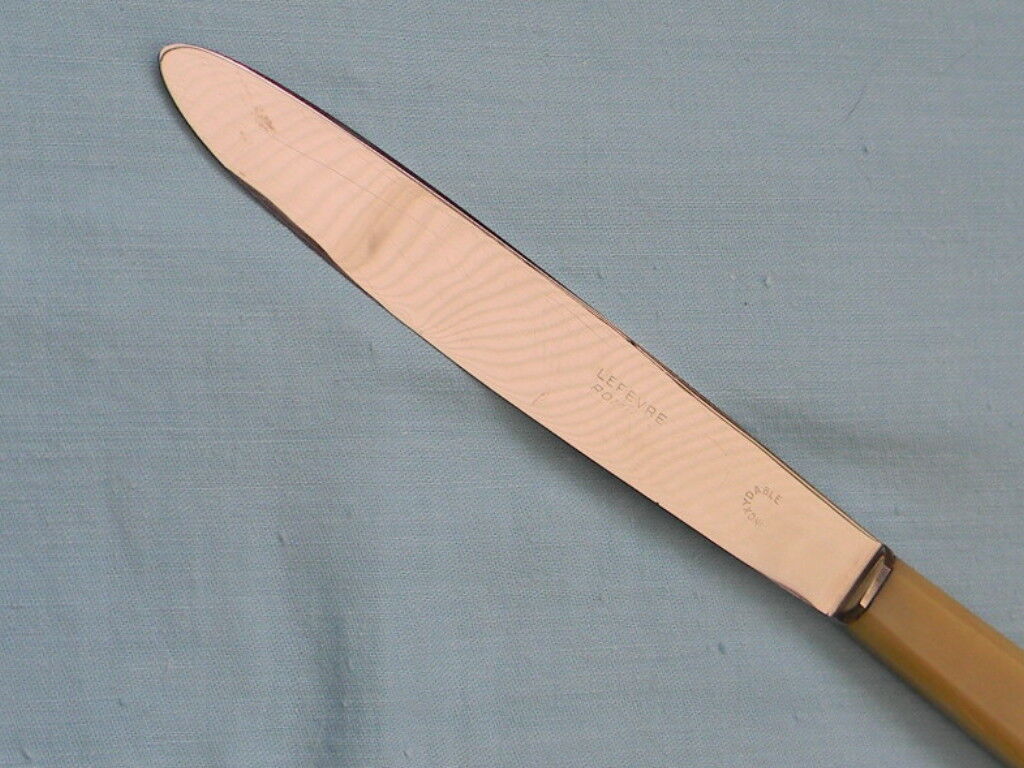 Lot de 12 couteaux lame inox