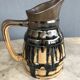 Vintage pitcher enamelled sandstone