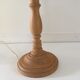 High lamp in vintage turned wood