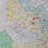 Large map of France by Dufour