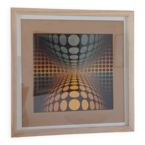 Tableau Vintage Op Art